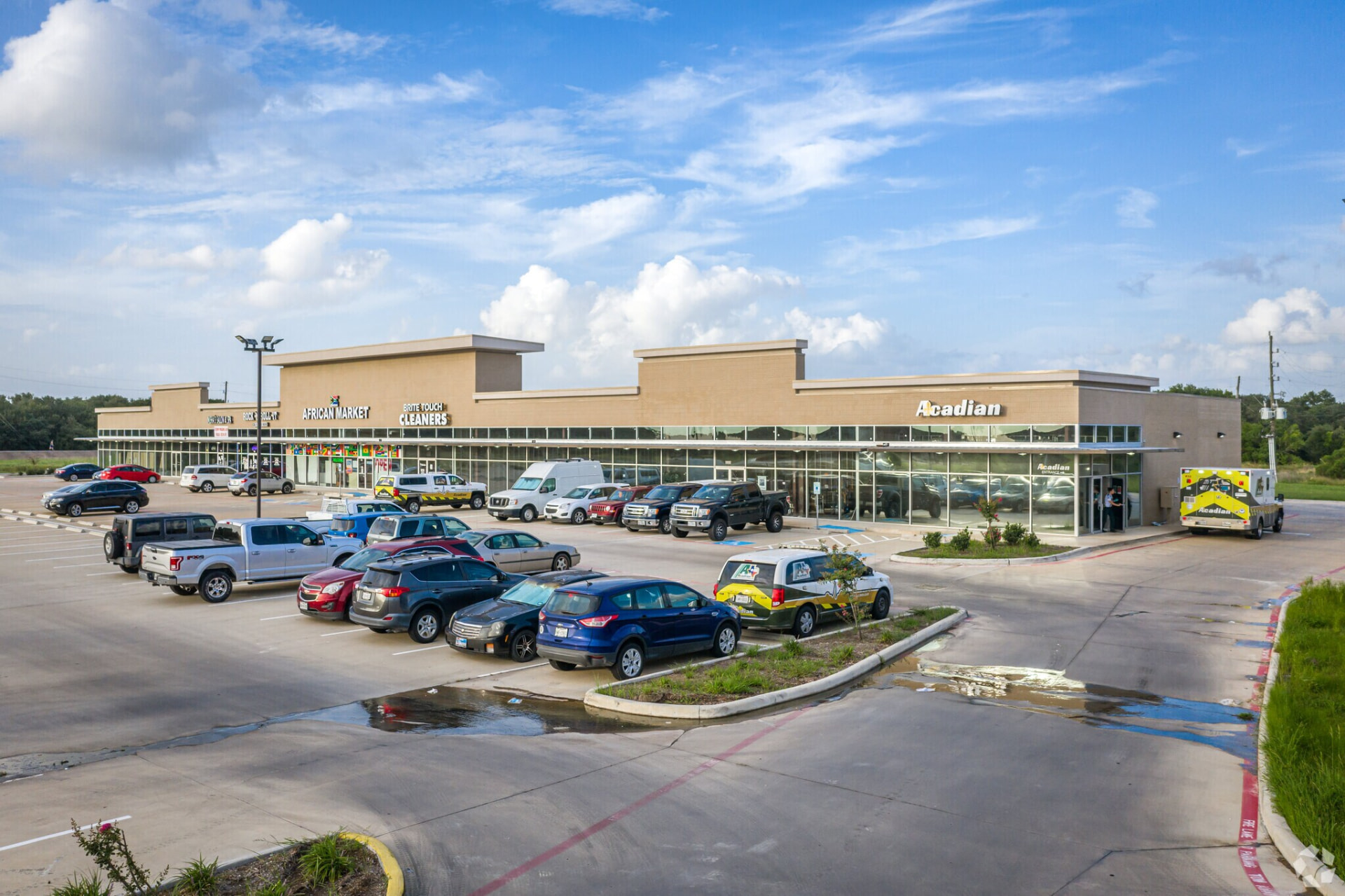 Peek Road Retail Center property view 1, Acquired Fully Stabilized, Yield Asset